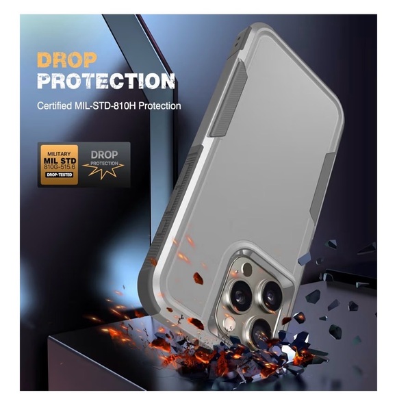 Premium Gray Smartphone Case IPhone 15 pro - Picture 2 of 16